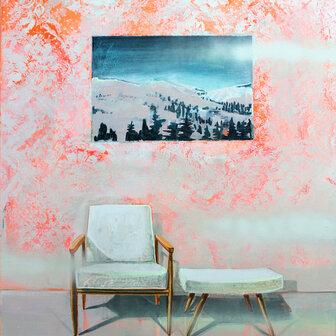 Tusche und Acryl auf Leinwand, 80 x 60 cm (verkauft)