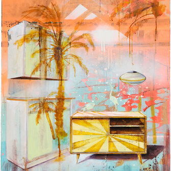 ink and acrylic on canvas, 80 x 65 cm (sold)