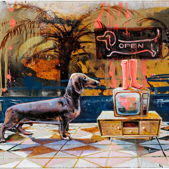ink and acrylic on canvas, 50 x 70 cm (sold)