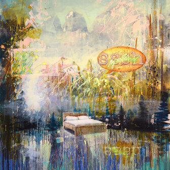 ink and acrylic on canvas, 180 x 160 cm (sold)