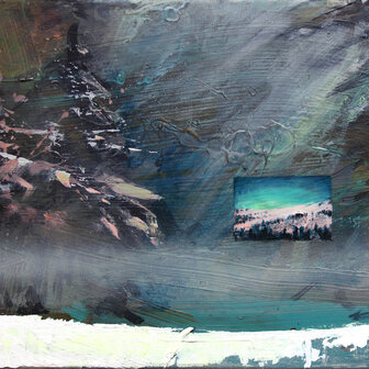ink and acrylic on canvas, 30 x 40 cm (sold)
