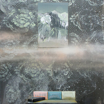 Tusche und Acryl auf Leinwand, 80 x 60 cm