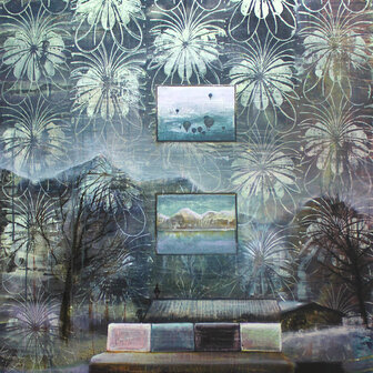 Tusche und Acryl auf Leinwand, 115 x 90 cm (verkauft)
